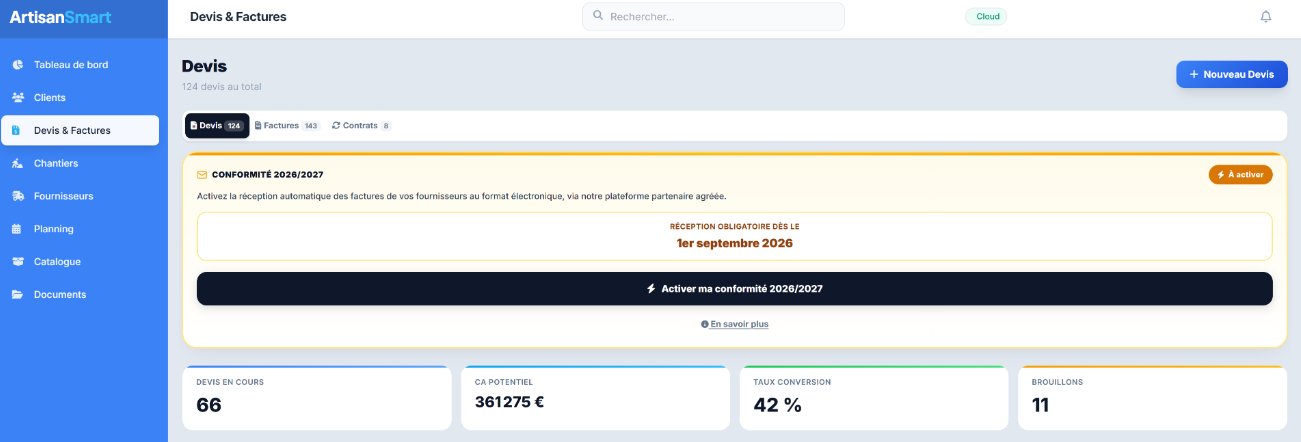 Activer le raccordement Pennylane depuis la carte Conformité d'ArtisanSmart