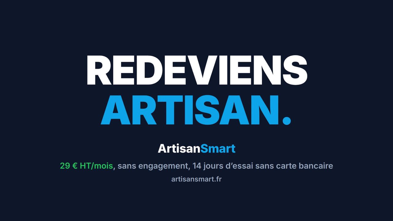 Film ArtisanSmart : Redeviens Artisan, le devis chiffré depuis le chantier